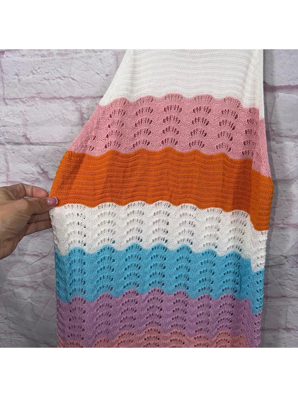 Mod Boutique Medium Multicolor Knit Dress - Picture 2 of 6